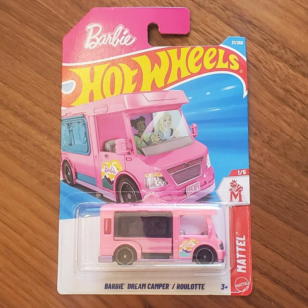 Hot Wheels Barbie Dream Camper Roulotte Pink Diecast Toy Car 21 250